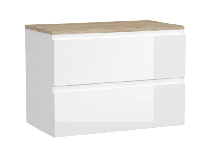 Тумба под раковину для устройства под столешницу подвесная MODUO 80 для MODUO 80 белый