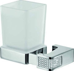 Sanibano Diamond, настенный стеклянный стакан, цвет хром-кристаллы Swarovski crystal