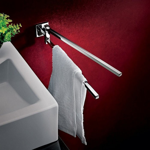 Вешалка для полотенец Jaquar двойная, хром (ACN-CHR-1115N)