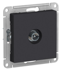 TV Розетка оконечная 1DB, механизм, КАРБОН Schneider Electric ATLASDESIGN ATN001091