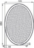 Зеркало Aquanet Комо 7085 LED