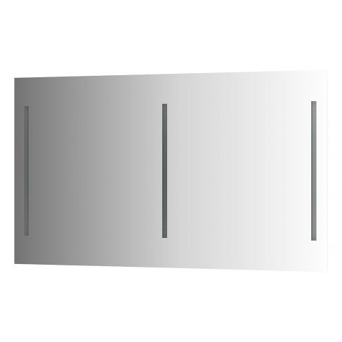 Зеркало настенное с 2-мя встроенными LED-светильниками Ledline EVOFORM 130х75 см, BY 2122