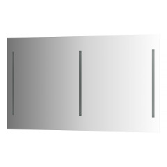 Зеркало настенное с 2-мя встроенными LED-светильниками Ledline EVOFORM 130х75 см, BY 2122
