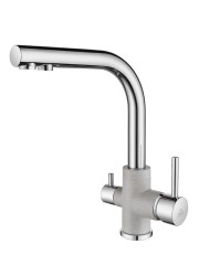 Смеситель для кухни Paulmark ESSEN, серый-хром, 213011-GRCR, Paulmark