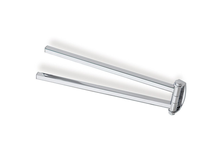 Stil Haus Urania, полотенцедержатель двойной поворотный, цвет черный матовый