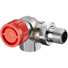 Термостатический вентиль Oventrop F угловой трехосевой