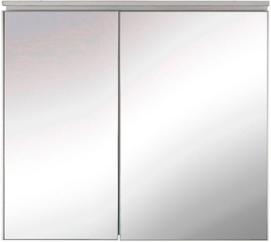 Зеркало-шкаф De Aqua 80 серебро