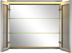 Зеркало-шкаф De Aqua 80 серебро