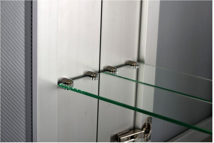 Зеркало-шкаф De Aqua 80 серебро