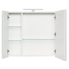 ETNA Шкаф зеркальный 800 мм, белый глянец