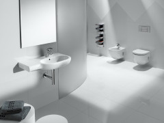 СЕТ Roca Meridian унитаз повесной Meridian-N 360х480х330 + сиденье быстросъемное микролифт, белый (7.3462.4.800.0/00079238)