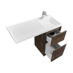 Тумба под раковину Aquaton Лондри 40 без фасада, дуб Кантри (1A267001LHDY0)