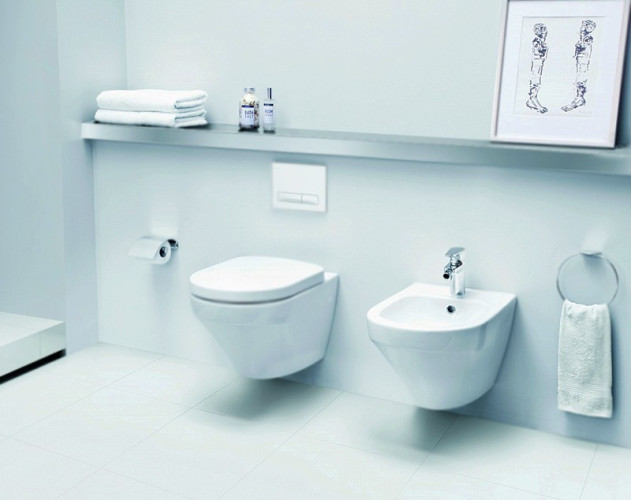 Комплект унитаза AM PM Inspire C501738WH с инсталляцией I012702 и клавишей I014101