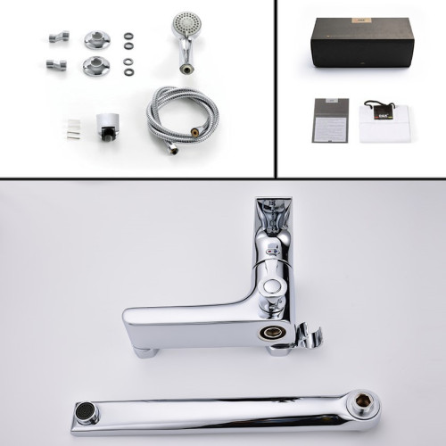 Смеситель для ванны D&K Rhein DA1293301, хром