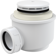 Сифон для душевого поддона Alcadrain 50 мм, белый (A47B)