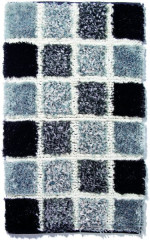 Batex Halma, односторонний прямоугольный коврик 78% полиэстер и 22% хлопок, размер 60х100 см, цвет темно-серый