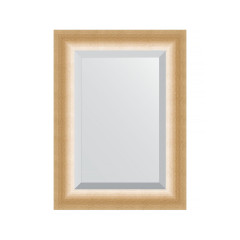 Зеркало настенное с фацетом EVOFORM в багетной раме травленое золото, 56х76 см, BY 1131