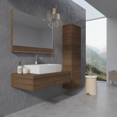 Тумба под раковину Ravak Formy SD, 80 см, орех, (X000001035)