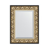 Зеркало настенное с фацетом EVOFORM в багетной раме барокко золото, 60х80 см, BY 1231