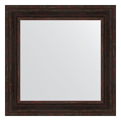 Зеркало настенное EVOFORM в багетной раме тёмный прованс, 72х72 см, BY 3158