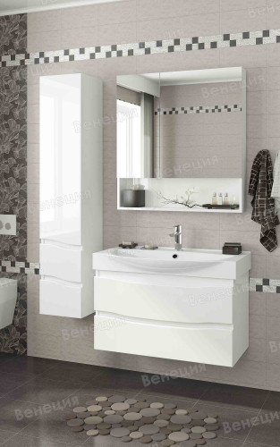 Зеркало-шкаф Венеция Forte 80 белый