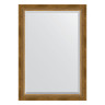 Зеркало настенное с фацетом EVOFORM в багетной раме состаренная бронза, с плетением, 73х103 см, BY 3458