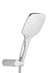 Emmevi, набор ручного душа 163: шланг 150см. из латуни (C02706А), двухрежимная лейка, цвет хром