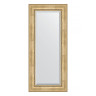 Зеркало настенное с фацетом EVOFORM в багетной раме состаренное серебро с орнаментом, 67х152 см, BY 3558