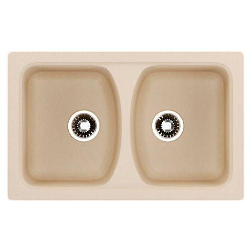 Кухонная мойка Formastone NOVA 79-50, прямоугольная, цвет бежевый