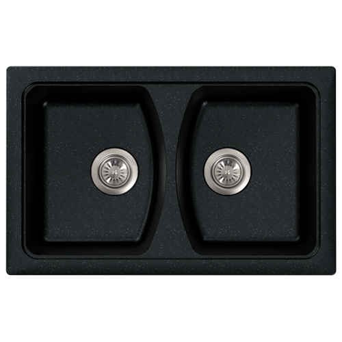 Кухонная мойка Formastone Fosto  КМ 79-50, прямоугольная, обсидиан