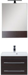 Комплект мебели для ванной Aquanet Нота NEW 58 венге (камерино)