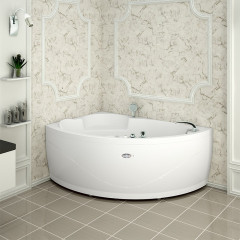 Акриловая ванна Radomir Wachter Алари 168x120 форсунки Хром