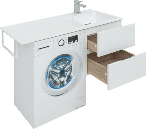 Тумба с раковиной Aquanet Алвита 120 R белый