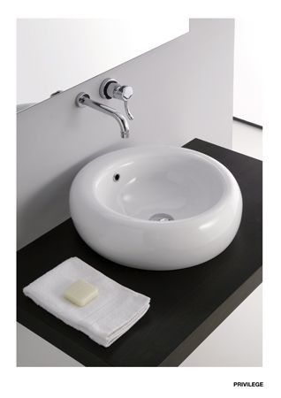 Neroceramica, раковина Privelege 50хh14,5, цвет белый