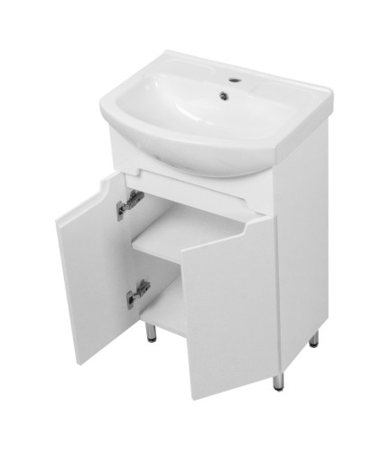 Комплект в ванную Ceruttispa тумба Ломбардия 55 с умывальником "Изео 55"