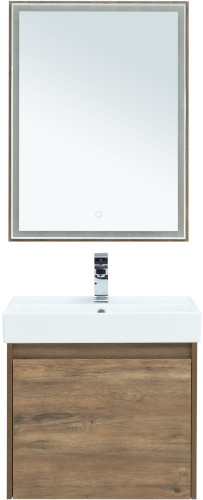 Зеркало Aquanet Nova Lite 60 дуб рустикальный LED