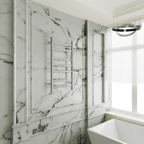 Полотенцесушитель электрический (лесенка) Bauedge Stil DB-0036, 40x80 см