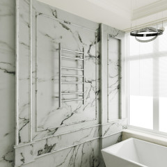 Полотенцесушитель электрический (лесенка) Bauedge Stil DB-0036, 40x80 см