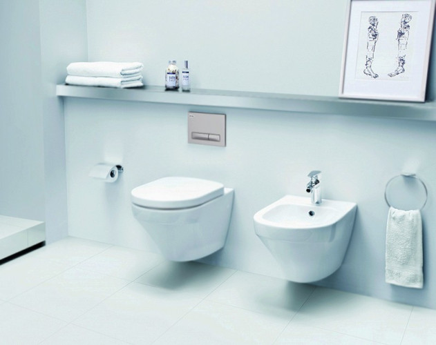 Комплект унитаза AM PM Inspire C501738WH с инсталляцией I012702 и клавишей I014131