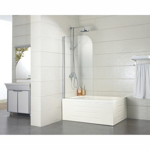 Шторка для ванны Azario Merrit 80х140 цвет профиля хром (NF6211 800)