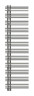 Полотенцесушитель Zehnder Yucca asymmetric YAD-170-050