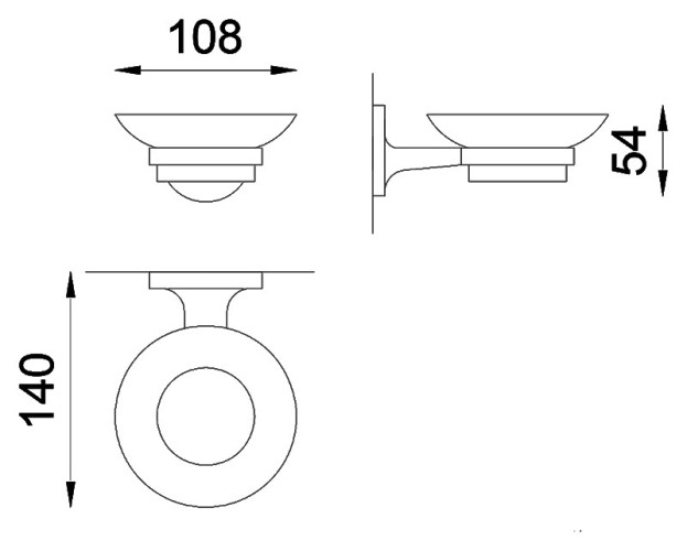 Мыльница Nofer  Hotel 16413.B