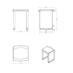 Сиденье для душа Langberger 70193-AN