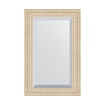 Зеркало настенное с фацетом EVOFORM в багетной раме старый гипс, 55х85 см, BY 1232