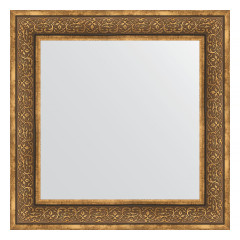 Зеркало настенное EVOFORM в багетной раме вензель бронзовый, 73х73 см, BY 3159