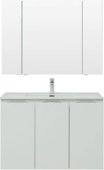 Мебель для ванной Aquanet Алвита New 100 3 дверцы, белый матовый