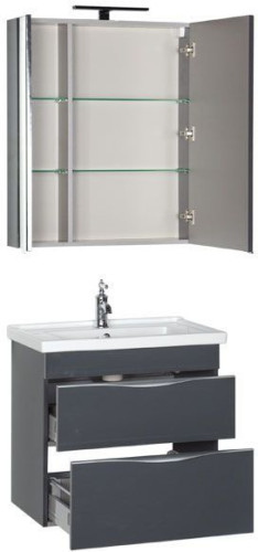 Мебель для ванной Aquanet Эвора 70 серый антрацит