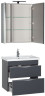 Мебель для ванной Aquanet Эвора 70 серый антрацит