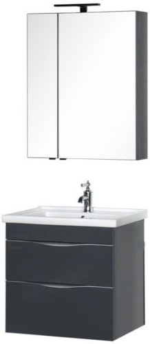 Мебель для ванной Aquanet Эвора 70 серый антрацит