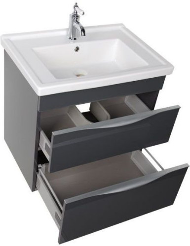Мебель для ванной Aquanet Эвора 70 серый антрацит